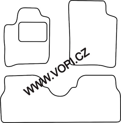 Autokoberce Renault Scenic 2000 - 2003 Royalfit (3817)